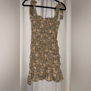 Floral Ruffled Boutique Dress